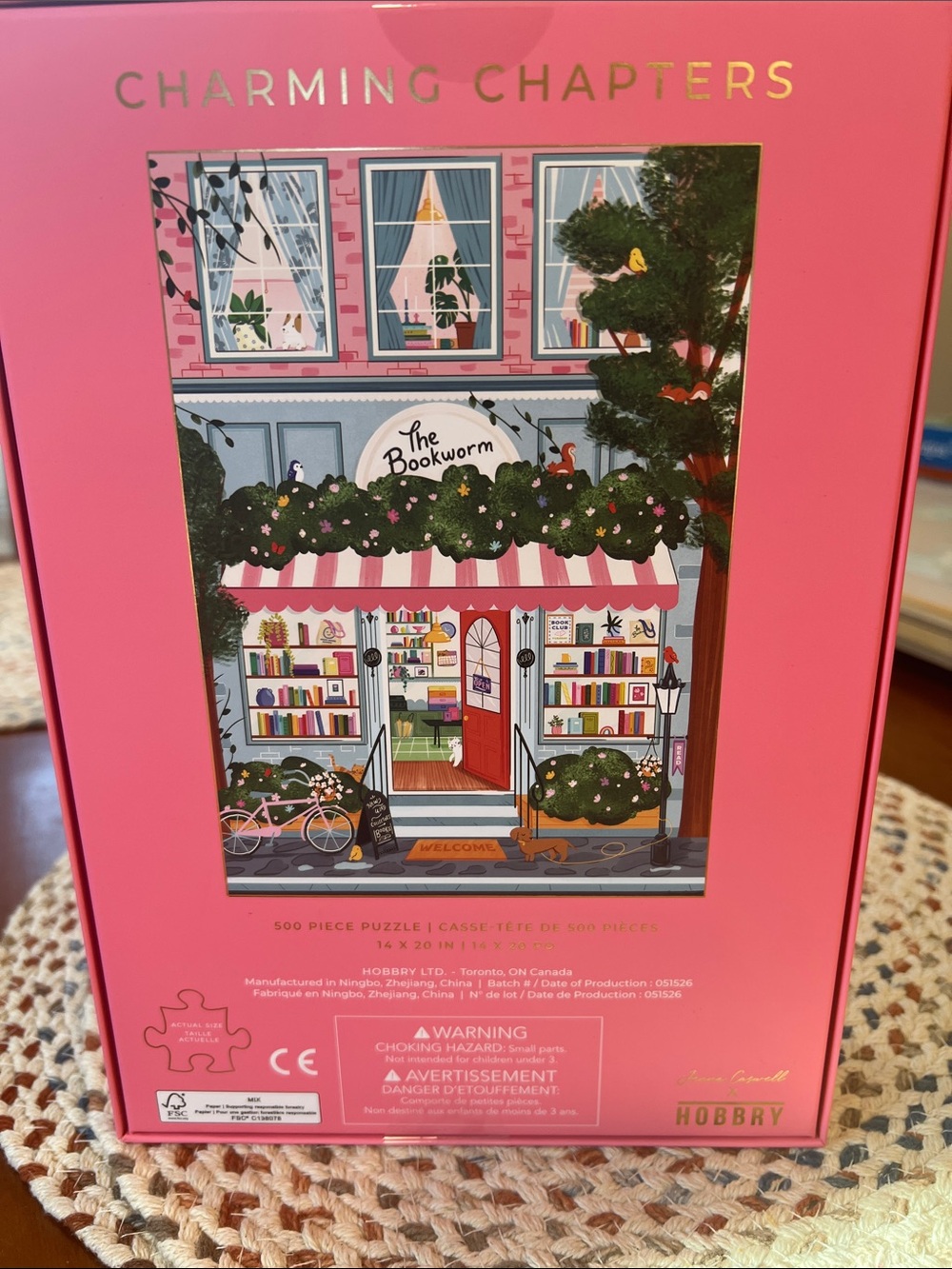 Hobbry Charming Chapters 500-pc puzzle. NWT - Picture 2 of 3